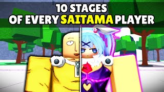 The 10 Stages Of Every SAITAMA Player [upl. by Jessamine]