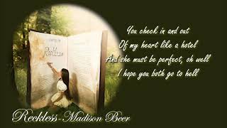 RecklessMadison BeerLyrics Video [upl. by Nahtan]