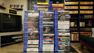 My Sony PlayStation 4 Game Collection 100 Games [upl. by Annmaria311]