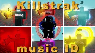 killstreak music IDs 4kills  250kills [upl. by Elacim742]