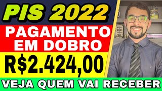 CAIXA ECONÔMICA CONFIRMA SAQUE EM DOBRO DO PISPASEP 2022 VEJA SE VOCÊ RECEBE PIS EM DOBRO LIBEROU [upl. by Sears]