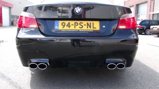 BMW E60 545I V8 Double Exhaust system Nice sound by Maxiperformance [upl. by Saxet]