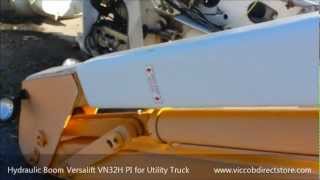 Hydraulic Boom Versalift VN32H PI  Year 1990  for Utility Bucket Truck [upl. by Inoy]