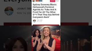 Sydney Sweeney Blasts Hollywoods Feminist Agenda Sydneysweeney [upl. by Torres]