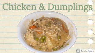 How To Make Chicken And Dumplings from scratch [upl. by Oriel]