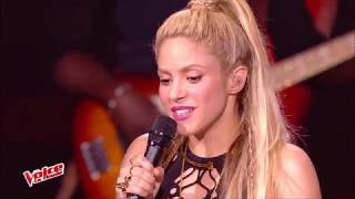 Shakira amp Black M Feat Lucie  Comme Moi The Voice France La Finale Saison 6 HD [upl. by Llehcim486]