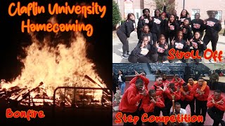 Claflin University Homecoming Bonfire Stroll Off amp Step Competition [upl. by Attelrak]