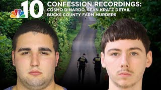 Confession Recordings Cosmo DiNardo Sean Kratz Detail Bucks County Farm Murders [upl. by Ahseyk529]