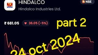 Hindalco industry limited 24 oct 2024 part 2 [upl. by Aneleasor]