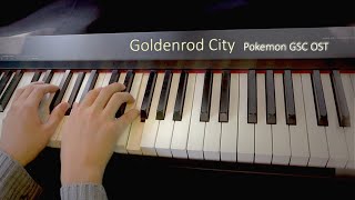 Pokémon GSC  Goldenrod City Piano Cover [upl. by Freytag]