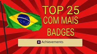 TOP 25 do brasileiros com mais badges aqw 2024 [upl. by Holden270]