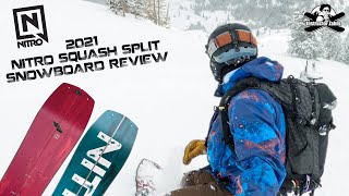 2021 Nitro Squash Split Snowboard Review [upl. by Lauber773]