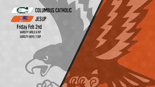 Jesup JHawks GBB vs Columbus Catholic Sailors – 12724 [upl. by Swetlana]