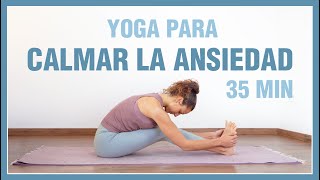 Yoga para la ANSIEDAD  ejercicios de respiración para calmar el sistema nervioso  Anabel Otero [upl. by Seel209]