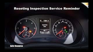 2014 VW Passat Inspection Service Reset [upl. by Eivi]