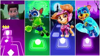 PAW Patrol The Mighty Movie ☄️ Chase 🌟 Coral 🌟 Liberty 🌟Marshall 🌟 Skye ☄️ Tiles Hop EDM Rush [upl. by Wasserman161]