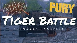 🪖 Enlisted Skirmish With A Tiger Tank  Fury  Normandy Gameplay 【1080p 60FPS】 [upl. by Tse]