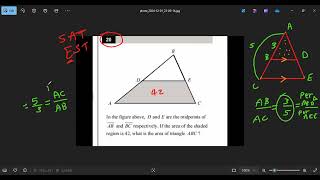 SATESTACT Geometry Similarity and Proportion [upl. by Salohci]