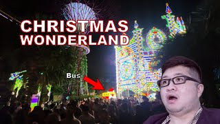 AMAZING EXPERIENCE  Christmas Wonderland 2022  Gardens by the Bay Singapore [upl. by Aseneg]