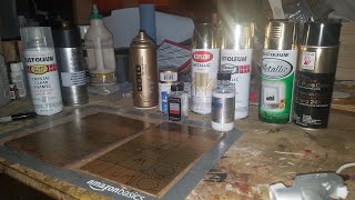 Gold Paint Tests Part 2  The results [upl. by Rivalee]