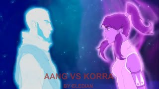 Eledian  Aang Vs Korra Video Friki Rap Battles [upl. by Rahs]