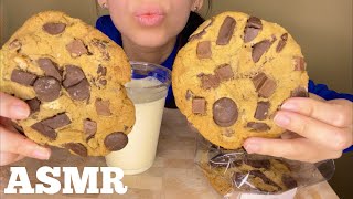 ASMR  Chocolate Chip Cookies  Milk   Crunchy Eating Sounds [upl. by Yenaffit]