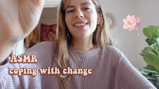 ASMR Reiki healing 🌸 coping with change  plucking worries finger fluttering aura cleanse [upl. by Ahsele715]