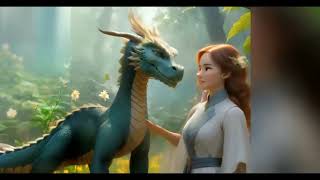 The Friendly Dragon cartoon story for kids [upl. by Ahsyekal]