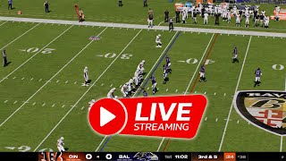 NFL LIVE🔴 Baltimore Ravens vs Cincinnati Bengals 2  Week 10 NFL Full Game 7 th November 2024 NFL25 [upl. by Katz]