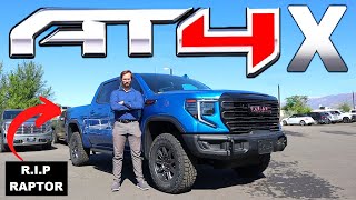 2024 GMC Sierra 1500 AT4  Driving Review [upl. by Aikcir]