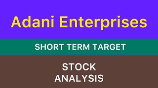 ADANI ENTERPRISES LTD STOCK TARGET ANALYSIS 🥏 ADANI ENTER PRISES SHARE NEWS  CRASH MARKET 281024 [upl. by Erdied]