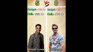 Akshay Kumar vs Ajay Devgan। comparison।akshaykumar ajaydevgan newmovie trendingvideo film [upl. by Sucam398]