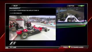 2012 F1 Singapore GP FP1 Pit Lane Channel Team Radio Compilation [upl. by Wadell193]