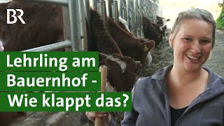 Ausbildung in der Landwirtschaft für Quereinsteiger Landwirt werden ohne Hof  Unser Land  BR [upl. by Repsaj196]