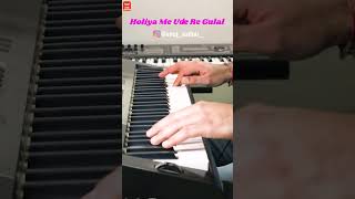 Holiya Me Ude Re Gulal  Instrumental Music  Keyboard Cover  Piano  Rajasthani Holi Song  Remix [upl. by Annyahs]