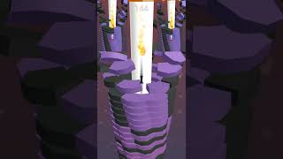 STACK BALL GAME LEVEL 55 shorts gaming ytshorts stackball [upl. by Gersham]