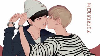 Vkook  Taekook  KookV quotJeon Jungkook amp Kim Taehyungquot fanart – lil touch [upl. by Brote]