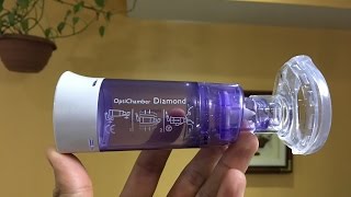 Philips OptiChamber Diamond  A MedGadget Review [upl. by Anilahs]