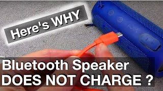 REASONS why Bluetooth speaker does not charge [upl. by Eijneb343]