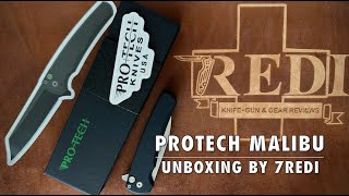 Protech Malibu with Mike Ire Blade Unboxing amp First Impressions [upl. by Sheba933]