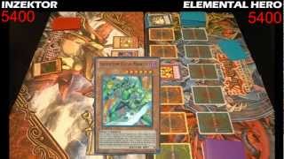 Yugioh Duel Elemental Hero vs Inzektor  Round 2 [upl. by Abeu52]