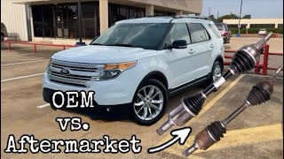 2013 Ford Explorer CV Axle Replacement [upl. by Abbottson257]