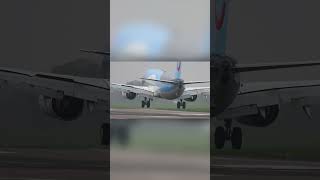 TUI 737 CLOSE UP ARRIVAL at Norwich Airport [upl. by Wit]