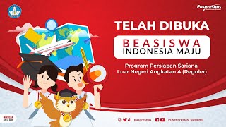 Beasiswa Indonesia Maju BIM Program Persiapan Sarjana Luar Negeri Angkatan 4 Telah Dibuka [upl. by Taylor]