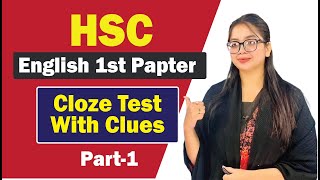 Cloze test with clues  Part 1  HSC English 1st Paper [upl. by Ahsiel403]