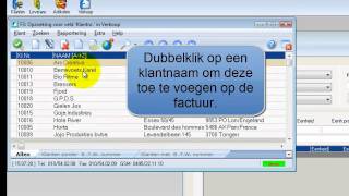 WinFakt video  Facturen maken basis [upl. by Nylirej366]