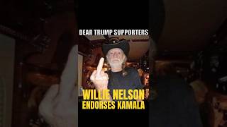 Willie Nelson ENDORSES Kamala Harris [upl. by Norabal]