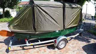 Boat Tent Installation  One Star Hotel [upl. by Leiser]