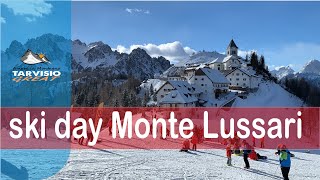 Tarvisio Alpi Giulie FVG Italy quotSki Day Camporosso Monte Lussari sciquot HD [upl. by Asined]