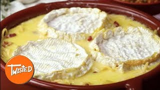 Baked Camembert Spaghetti Recipe  Twisted [upl. by Gnoz]